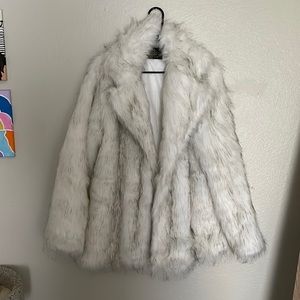 Fluffy, Faux QIYE fur coat!